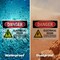 Signmission Electrical Room Storage Prohibited Danger Sign, Plastic, 10in W x 7in L, 2PK OS-2PACK-DS-P-710-L-2233 - alternate 6
